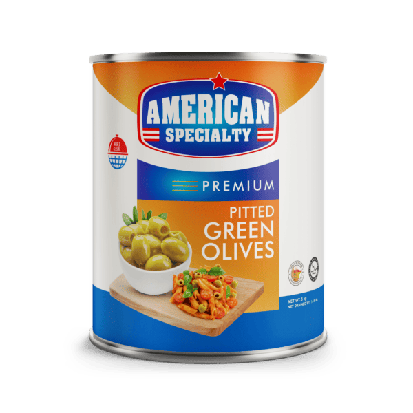 Green Pitted Olives