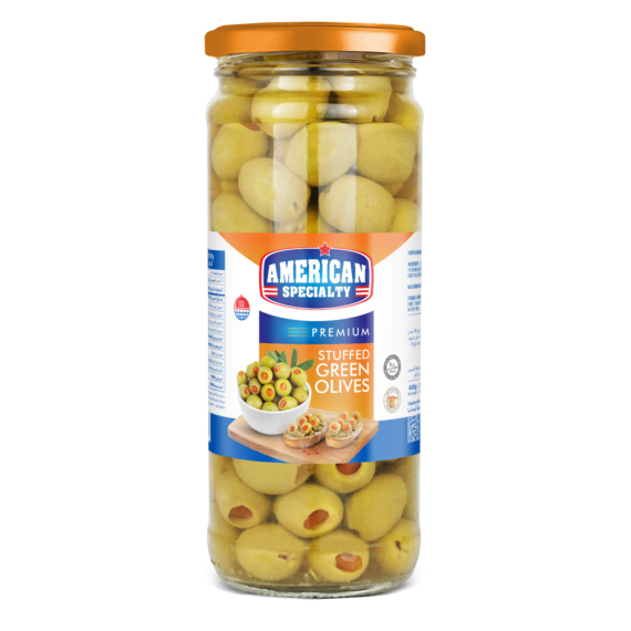 Green Olives Stuffed With Pimiento Paste American Specialty Foods Co
